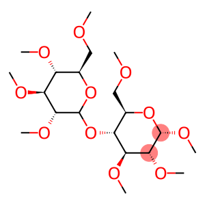 4-O-(2-O,3-O,4-O,6-O-Tetramethyl-β-D-glucopyranosyl)-1-O,2-O,3-O,6-O-tetramethyl-β-D-glucopyranose