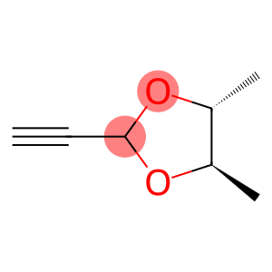 1,3-Dioxolane, 2-ethynyl-4,5-dimethyl-, [4R-(2alpha,4alpha,5beta)]- (9CI)