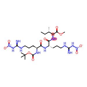 L-Isoleucine, N-[N2-[N2-[(1,1-dimethylethoxy)carbonyl]-N5-[imino(nitroamino)methyl]-L-ornithyl]-N5-[imino(nitroamino)methyl]-L-ornithyl]-, methyl ester (9CI)