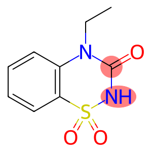 4-Ethyl-2H-1,2,4-benzothiadiazin-3(4H)-on-1,1-dioxide