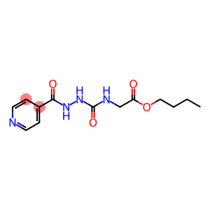 BUTYL 2-((N-(4-PYRIDYLCARBONYLAMINO)CARBAMOYL)AMINO)ACETATE