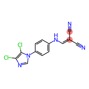 (((4-(4,5-DICHLOROIMIDAZOLYL)PHENYL)AMINO)METHYLENE)METHANE-1,1-DICARBONITRILE