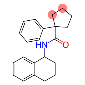 1-phenyl-N-(1,2,3,4-tetrahydronaphthalen-1-yl)cyclopentane-1-carboxamide