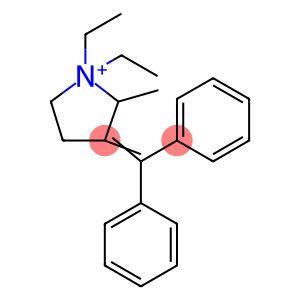 3-(benzhydrylidene)-1,1-diethyl-2-methylpyrrolidinium