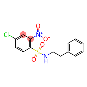 Benzenesulfonamide, 4-chloro-2-nitro-N-(2-phenylethyl)-