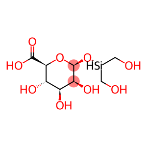 Dihydroxy(methyl)silyl β-D-mannopyranosiduronic acid