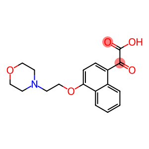 1-Naphthaleneacetic acid, 4-[2-(4-morpholinyl)ethoxy]-α-oxo-