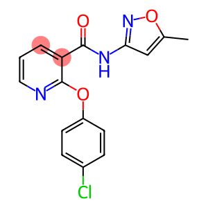 (2-(4-CHLOROPHENOXY)(3-PYRIDYL))-N-(5-METHYLISOXAZOL-3-YL)FORMAMIDE