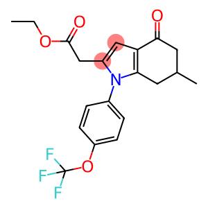 ETHYL 2-(6-METHYL-4-OXO-1-(4-(TRIFLUOROMETHOXY)PHENYL)-5,6,7-TRIHYDROINDOL-2-YL)ACETATE