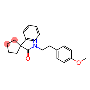 N-[2-(4-methoxyphenyl)ethyl]-1-phenylcyclopentane-1-carboxamide