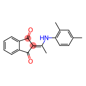 2-(((2,4-DIMETHYLPHENYL)AMINO)ETHYLIDENE)INDANE-1,3-DIONE