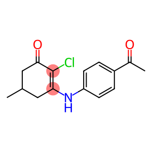 3-((4-ACETYLPHENYL)AMINO)-2-CHLORO-5-METHYLCYCLOHEX-2-EN-1-ONE