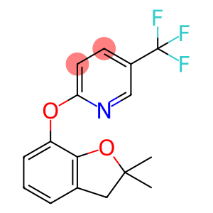 Pyridine, 2-[(2,3-dihydro-2,2-dimethyl-7-benzofuranyl)oxy]-5-(trifluoromethyl)-