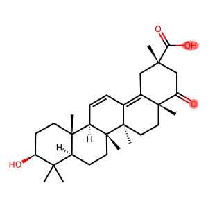 3β-Hydroxy-22-oxooleana-11,13(18)-dien-29-oic acid