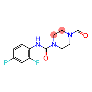 N-(2,4-DIFLUOROPHENYL)(4-FORMYLPIPERAZINYL)FORMAMIDE