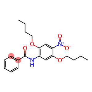 4-Benzoylamino-2,5-dibutoxy-1-nitrobenzene