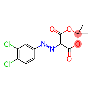 1,3-Dioxane-4,6-dione, 5-[2-(3,4-dichlorophenyl)diazenyl]-2,2-dimethyl-