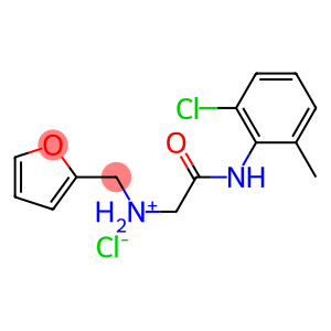 Acetamide,N-(2-chloro-6-methylphenyl)-2-[(2-furanylmethyl)amino]-, hydrochloride (1:1)