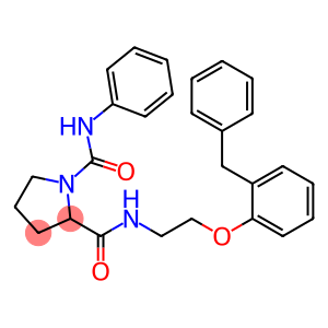 N~2~-[2-(2-benzylphenoxy)ethyl]-N~1~-phenyl-1,2-pyrrolidinedicarboxamide