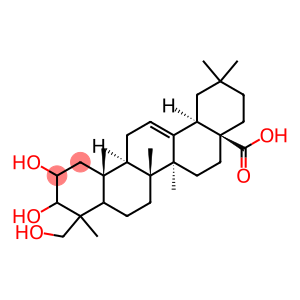 23-Trihydroxyolean-12-en-28-oic acid