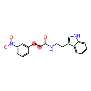 N-(2-INDOL-3-YLETHYL)-3-(3-NITROPHENYL)PROP-2-ENAMIDE