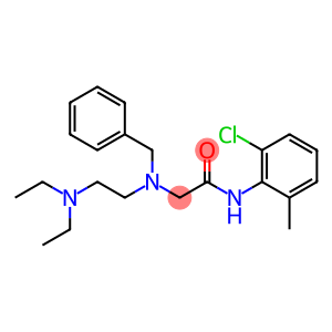 Acetamide, N-(2-chloro-6-methylphenyl)-2-[[2-(diethylamino)ethyl](phenylmethyl)amino]-
