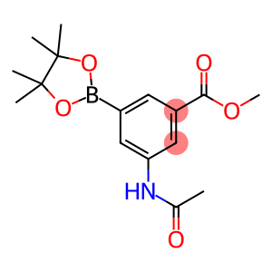 3-乙酰氨基-5-(4,4,5,5-四甲基-1,3,2-二氧硼杂环戊烷-2-基)苯甲酸甲酯