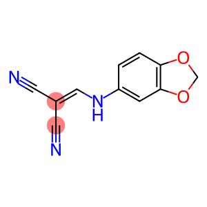 ((BENZO[3,4-D]1,3-DIOXOLAN-5-YLAMINO)METHYLENE)METHANE-1,1-DICARBONITRILE