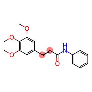 N-Phenyl-3-(3,4,5-trimethoxyphenyl)propenamide