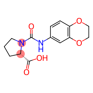 (2S)-1-[(2,3-dihydro-1,4-benzodioxin-6-yl)carbamoyl]pyrrolidine-2-carboxylic acid