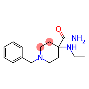 1-benzyl-4-(ethylamino)piperidine-4-carboxamide