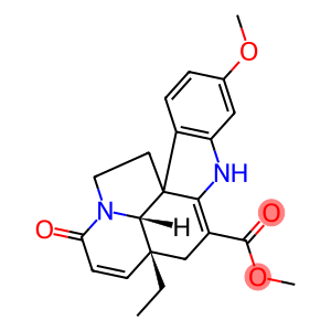 Aspidospermidine-3-carboxylic acid, 2,3,6,7-tetradehydro-16-methoxy-8-oxo-, methyl ester, (5α,12R,19α)- (9CI)