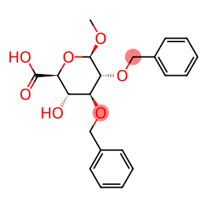 methyl 2,3-bis-O-(phenylmethyl)-β-D-glucopyranosiduronic acid