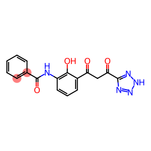 Benzamide, N-[3-[1,3-dioxo-3-(2H-tetrazol-5-yl)propyl]-2-hydroxyphenyl]-