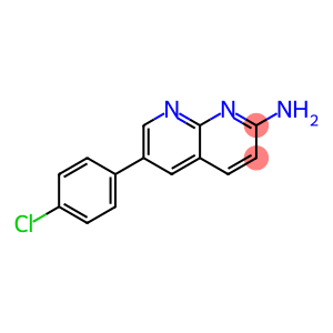 6-(4-CHLOROPHENYL)-1,8-NAPHTHYRIDIN-2-AMINE