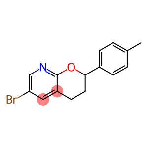 2H-Pyrano[2,3-b]pyridine, 6-bromo-3,4-dihydro-2-(4-methylphenyl)-