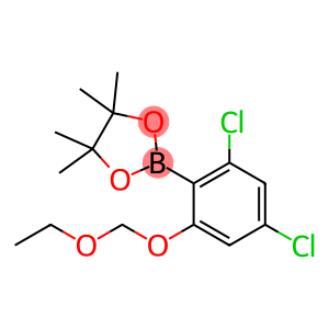 2-(2,4-二氯-6-(乙氧基甲氧基)苯基)-4,4,5,5-四甲基-1,3,2-二氧苯甲醛