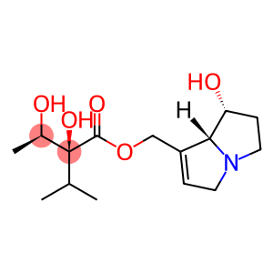 Butanoic acid, 2,3-dihydroxy-2-(1-methylethyl)-, [(1R,7aR)-2,3,5,7a-tetrahydro-1-hydroxy-1H-pyrrolizin-7-yl]methyl ester, (2S,3R)-