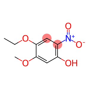 Phenol, 4-ethoxy-5-methoxy-2-nitro- (6CI)