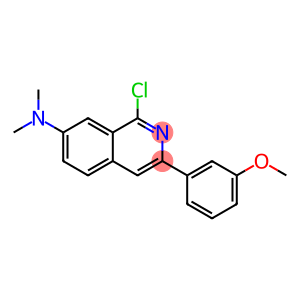 1-氯-3-(3-甲氧基苯基)-N,N-二甲基异喹啉-7-胺