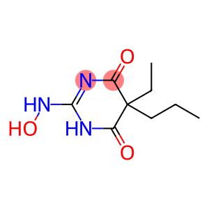 4,6(1H,5H)-Pyrimidinedione, 5-ethyl-2-(hydroxyamino)-5-propyl-