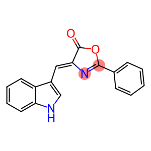 (4Z)-4-(1H-吲哚-3-基亚甲基)-2-苯基-恶唑-5-酮