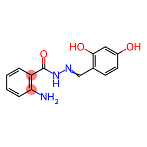 Benzoic acid, 2-amino-, 2-[(2,4-dihydroxyphenyl)methylene]hydrazide