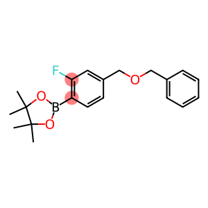 2-(4-((benzyloxy)methyl)-2-fluorophenyl)-4,4,5,5-tetramethyl-1,3,2-dioxaborolane