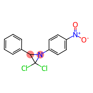 2,2-dichloro-1-{4-nitrophenyl}-3-phenylaziridine