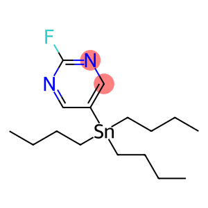 Pyrimidine, 2-fluoro-5-(tributylstannyl)-