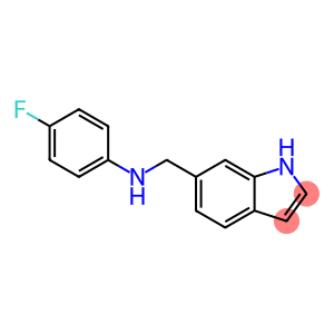 N-(4-fluorophenyl)-N-(1H-indol-6-ylmethyl)amine