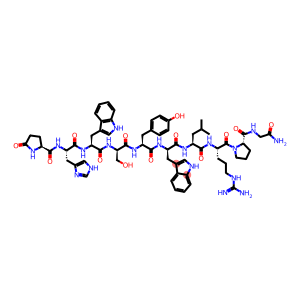 [D-TRP6]-LH-RH-LEU-ARG-PRO-GLY-NH2 TRIPTORELIN-LEU-ARG-PRO-GLY AMIDE