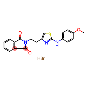 2-(2-{2-[(4-methoxyphenyl)amino]-1,3-thiazol-4-yl}ethyl)-2,3-dihydro-1H-isoindole-1,3-dione hydrobromide
