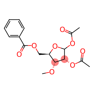 1,2-Di-O-acetyl-5-Benzoyl-3-O-Methyl-D-ribofuranose